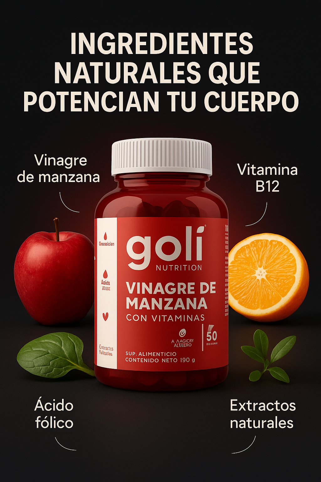 Gomas Goli Nutrition Vinagre De Manzana