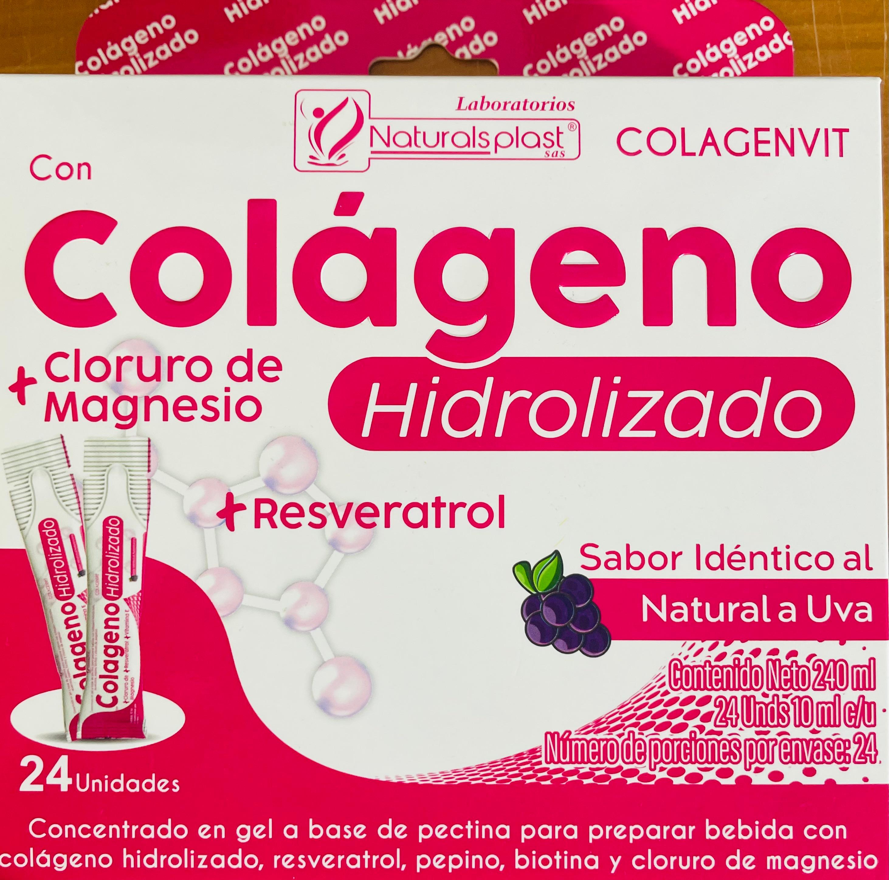 Colageno Hidrolizado + Cloruro de Magnesio + Resveratrol