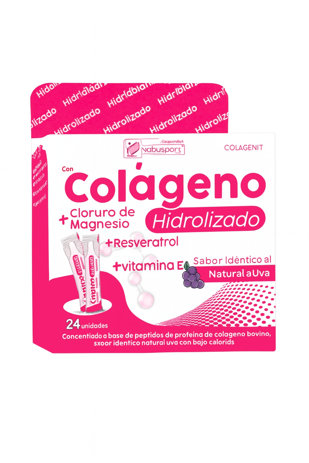 Colageno Hidrolizado + Cloruro de Magnesio + Resveratrol